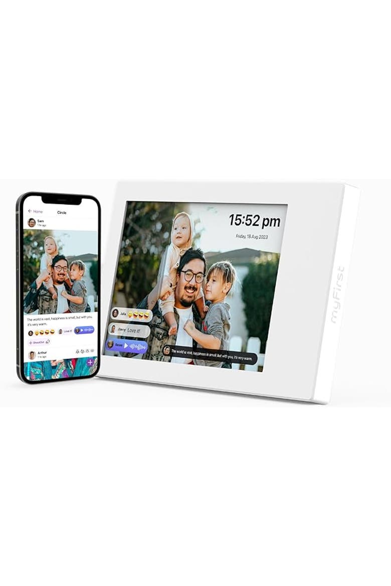 Frame Doodle - Smart Digital Frame, Main, color, White