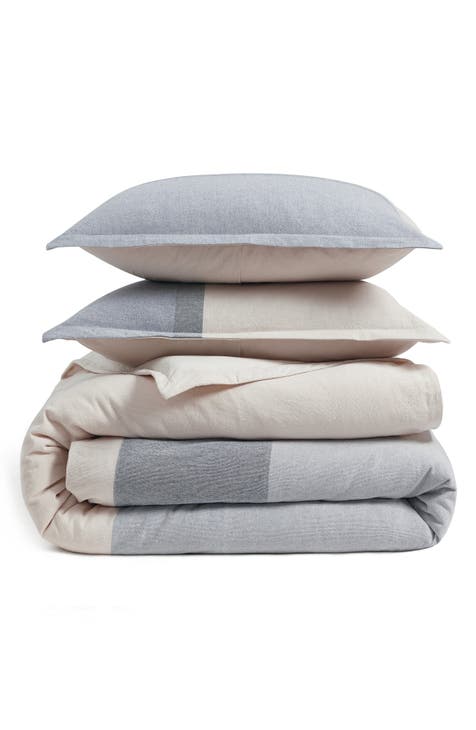 Nordstrom Soft Wash Wave Quilt & Sham Set, Size King top in Grey Nickel