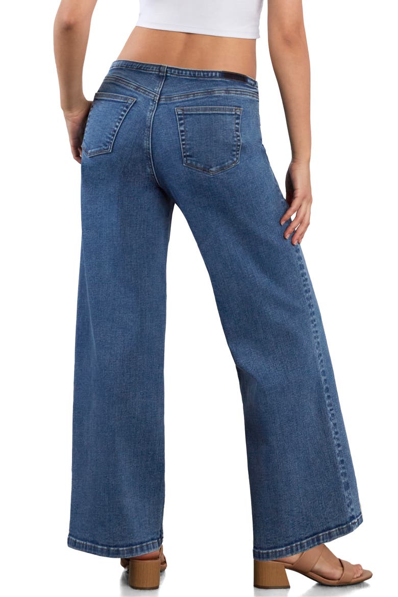 High Waist Straight Leg Jeans, Alternate, color, LOVER BLUE