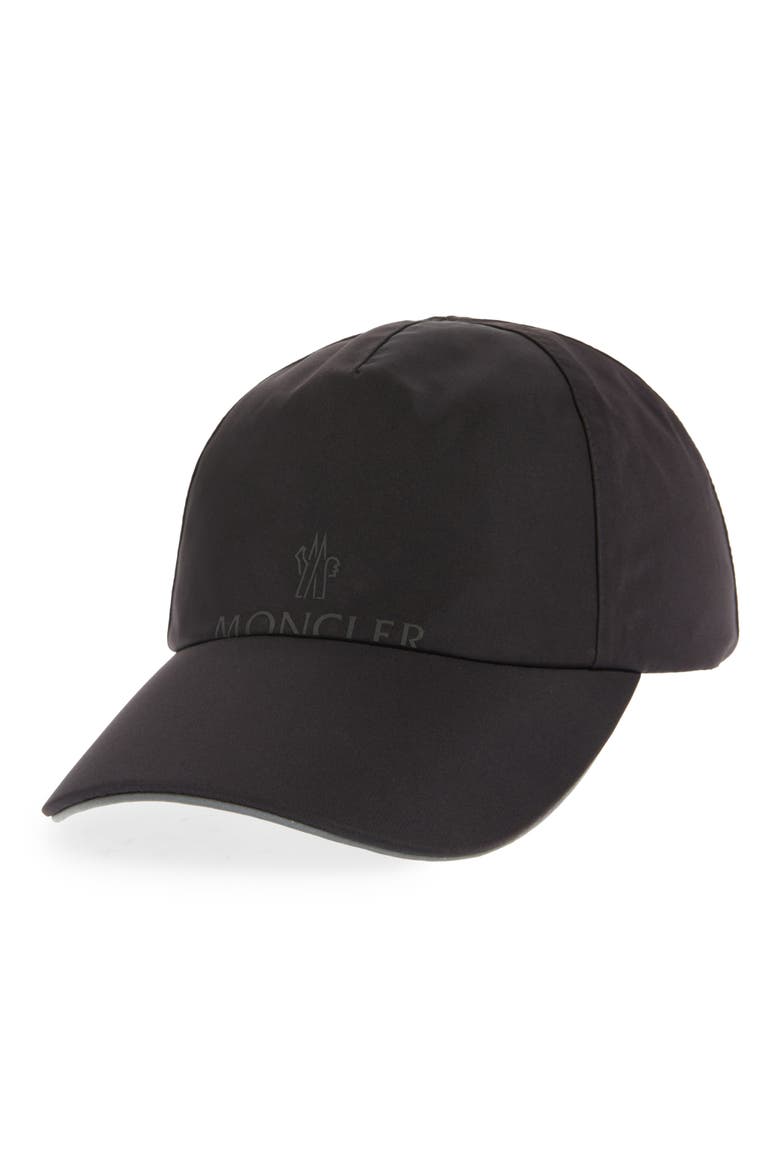 Reflective Logo Baseball Cap, Main, color, BLACK