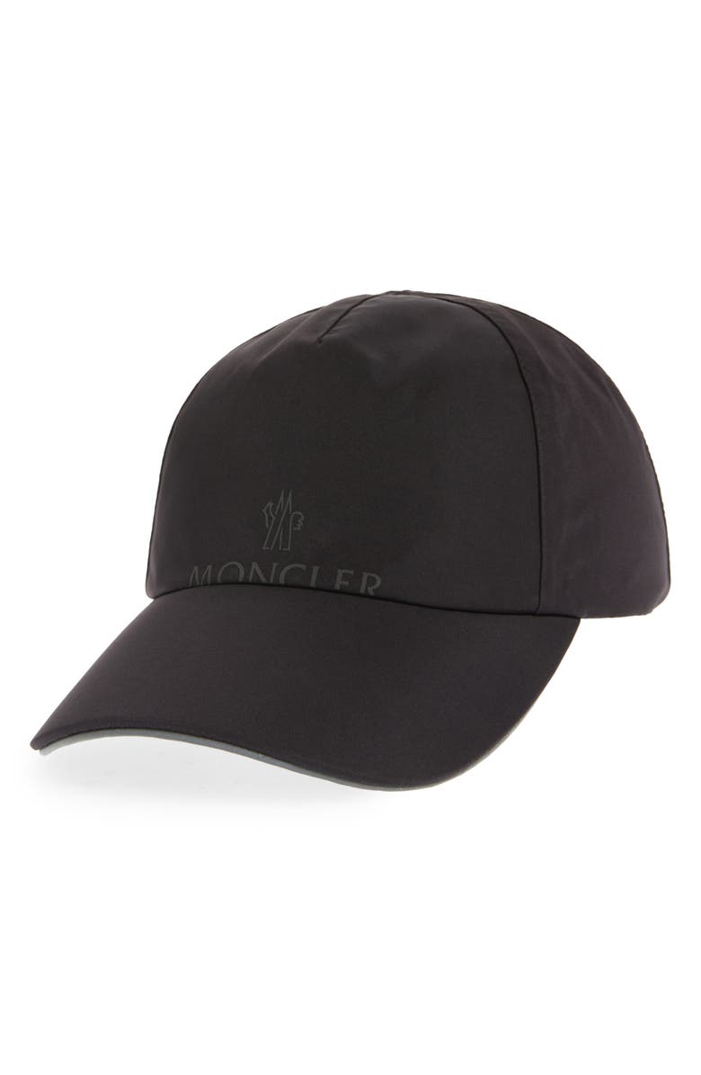 Moncler Reflective Logo Baseball Cap, Main, color, 