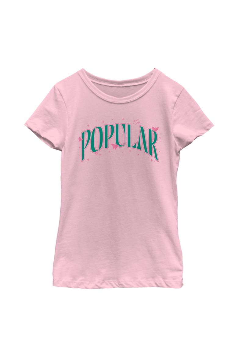 Girl's Wicked Popular Motto  Graphic T-Shirt, Main, color, Light Pink
