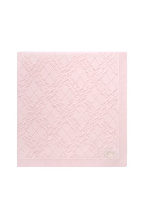 Check Cashmere Baby Blanket