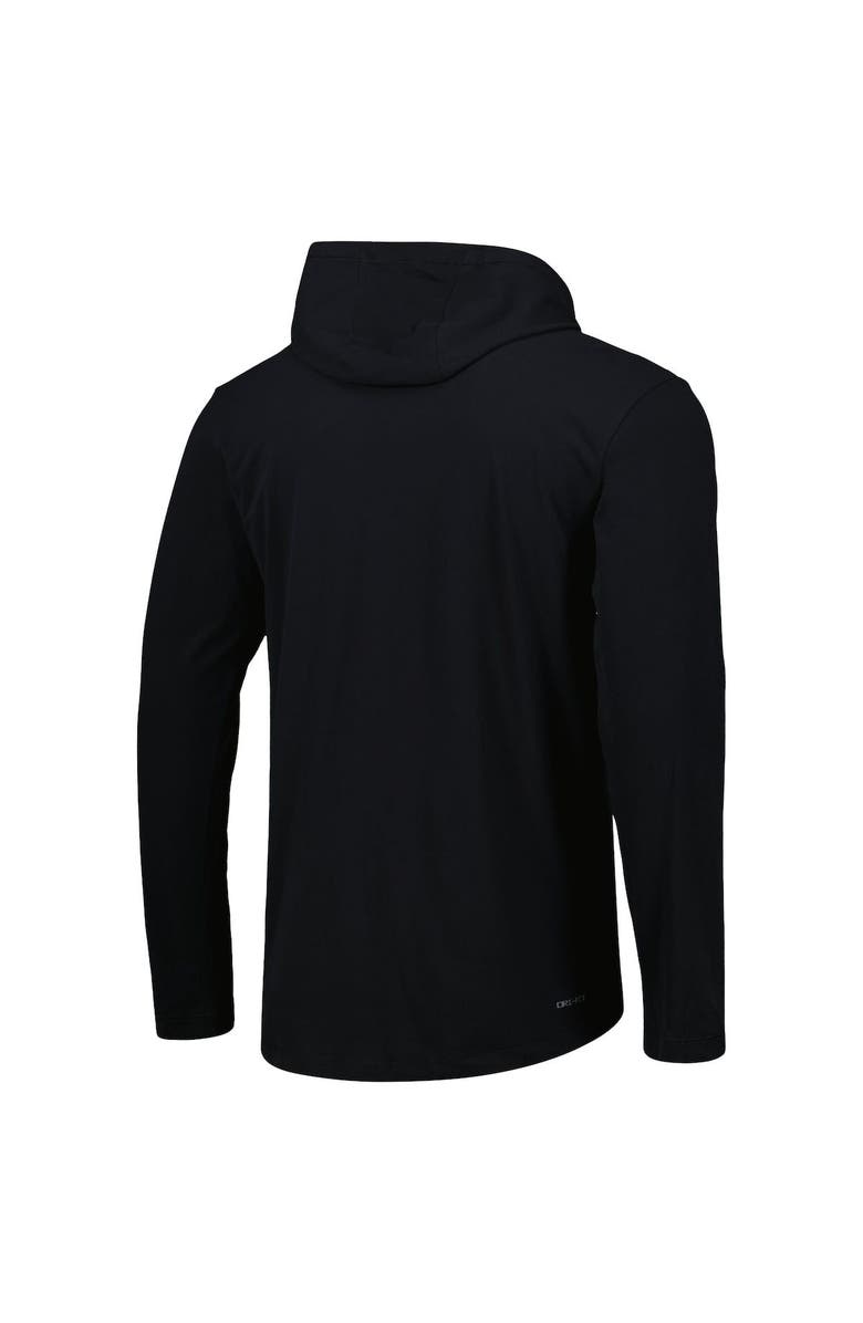 Nike Men's Nike Black Florida A&M Rattlers Color Pop Performance Hoodie Long Sleeve T-Shirt, Alternate, color,