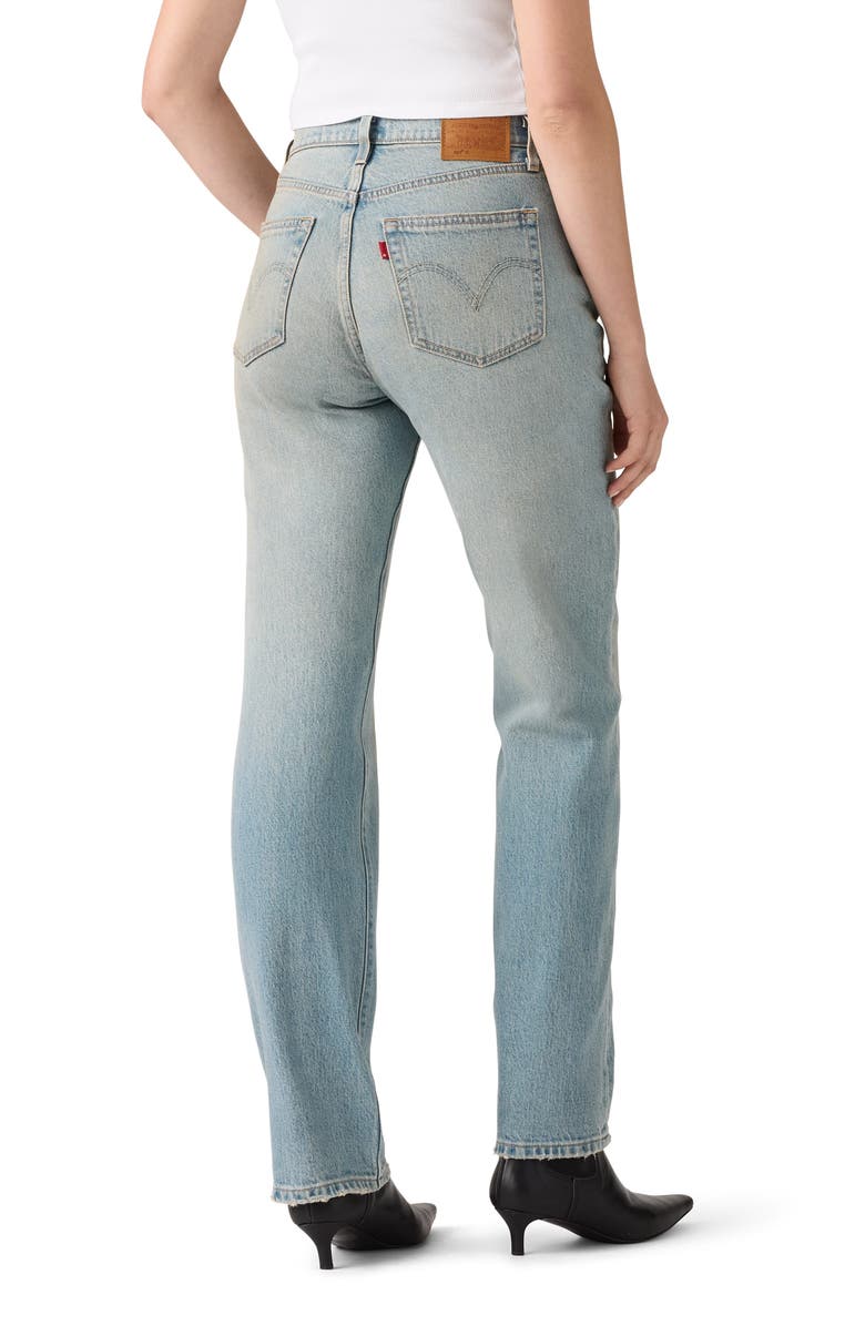 Levi's 501<sup>®</sup> Curve High Waist Straight Leg Jeans, Alternate, color, Off Roading Stf Str