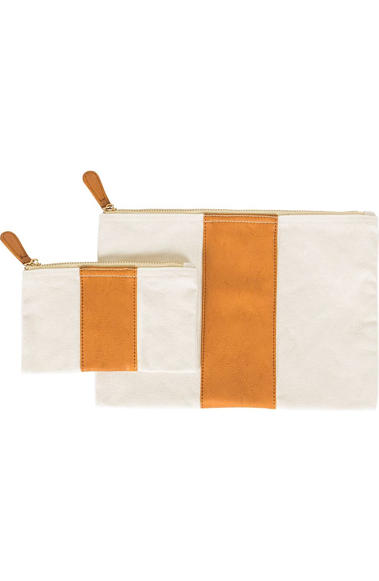 Cathy's Concepts Personalized Faux Leather Clutch, Main, color,