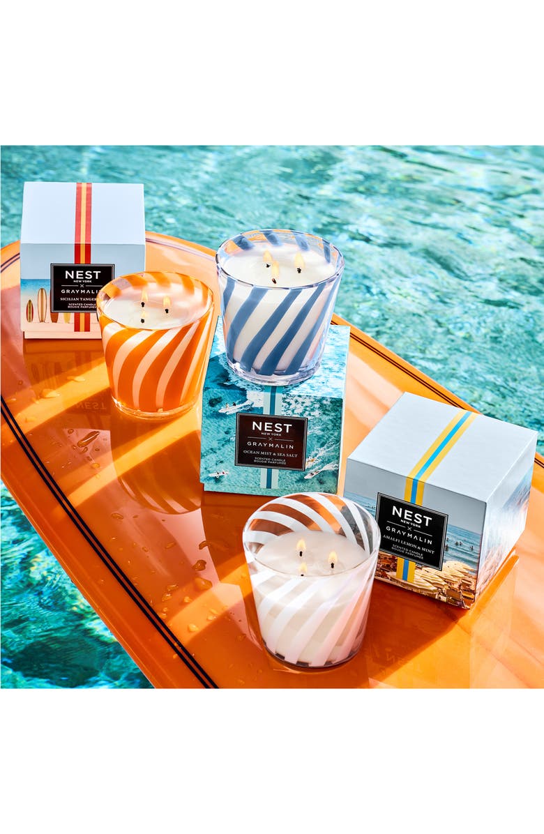 NEST New York x Gray Malin Sicilian Tangerine Scented Candle, Alternate, color, 