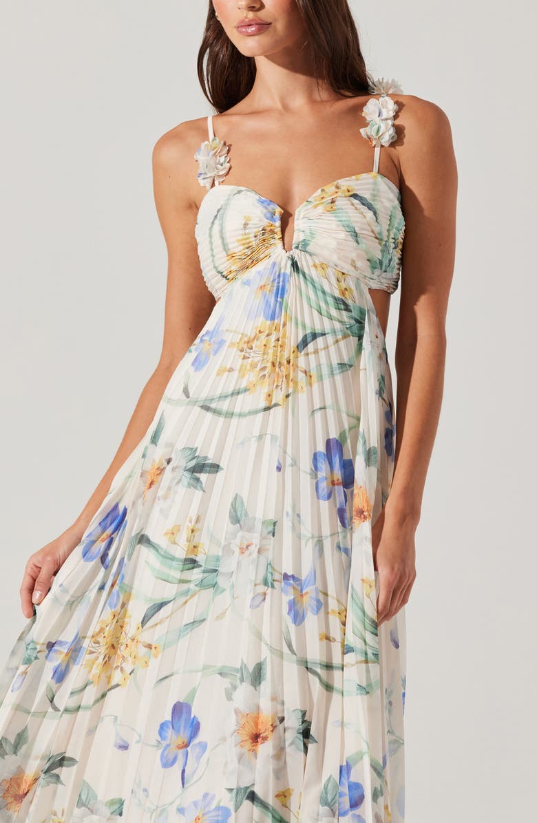 Emese Pleated Maxi Sundress