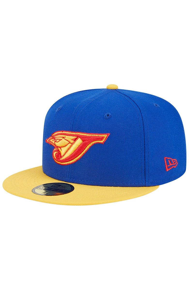 New Era Men's New Era  Royal/Yellow Toronto Blue Jays Empire 59FIFTY Fitted Hat, Alternate, color, 