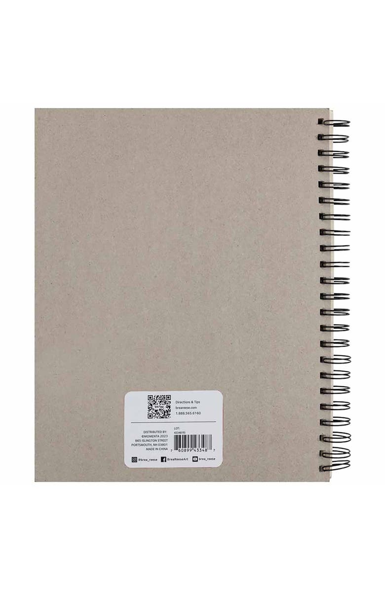 Brea Reese Sketch Paper Pad Spiralbound 80 Sheets 9X12" 60 Lb, Alternate, color, Multicolored