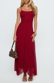 Princess Polly Janeira Pleated Maxi Dress