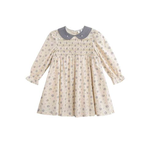 Sweet Cactus Bloom Dress Set In Neutral