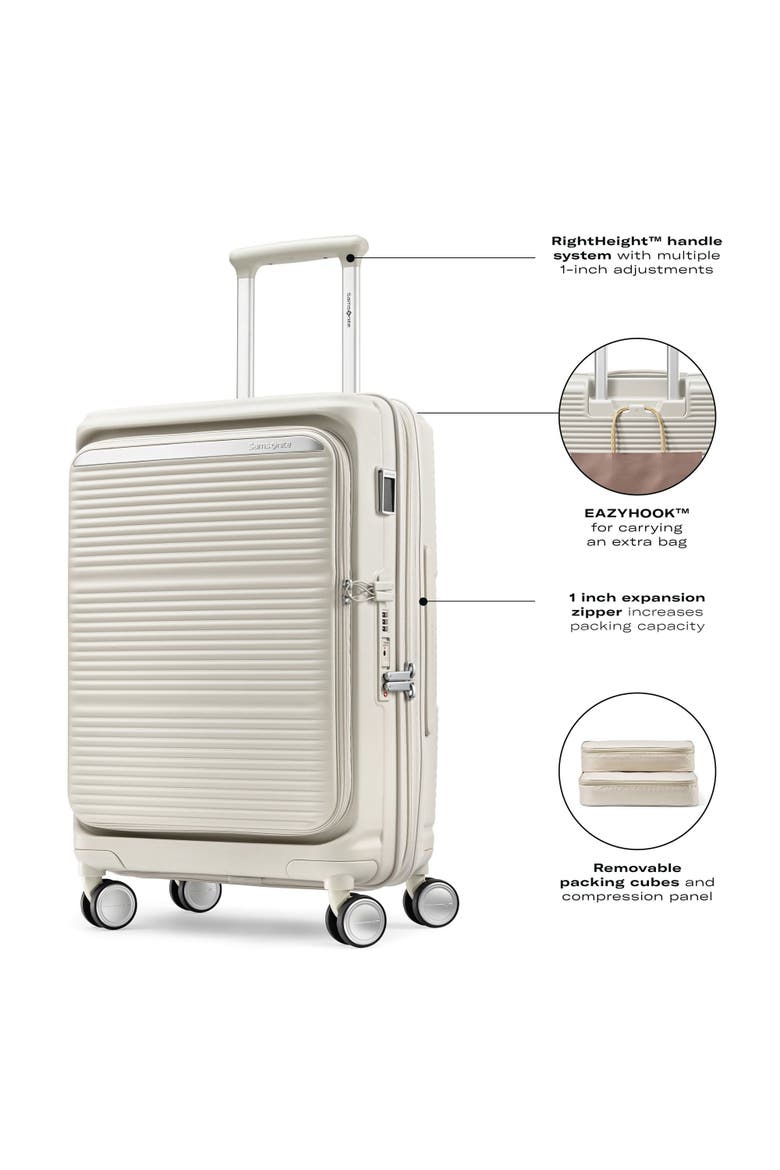 Paralux Expandable 28" Large Checked Spinner Luggage, Alternate, color, Black
