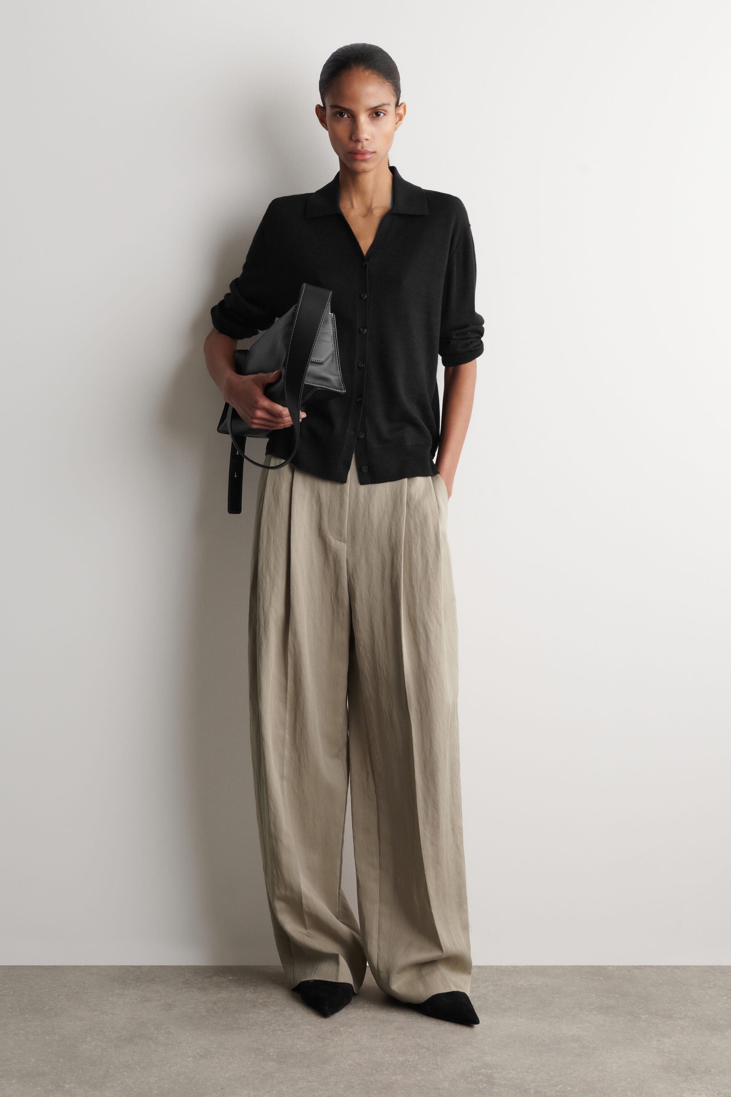Relaxed Fluid Wide-Leg Pants - image 5