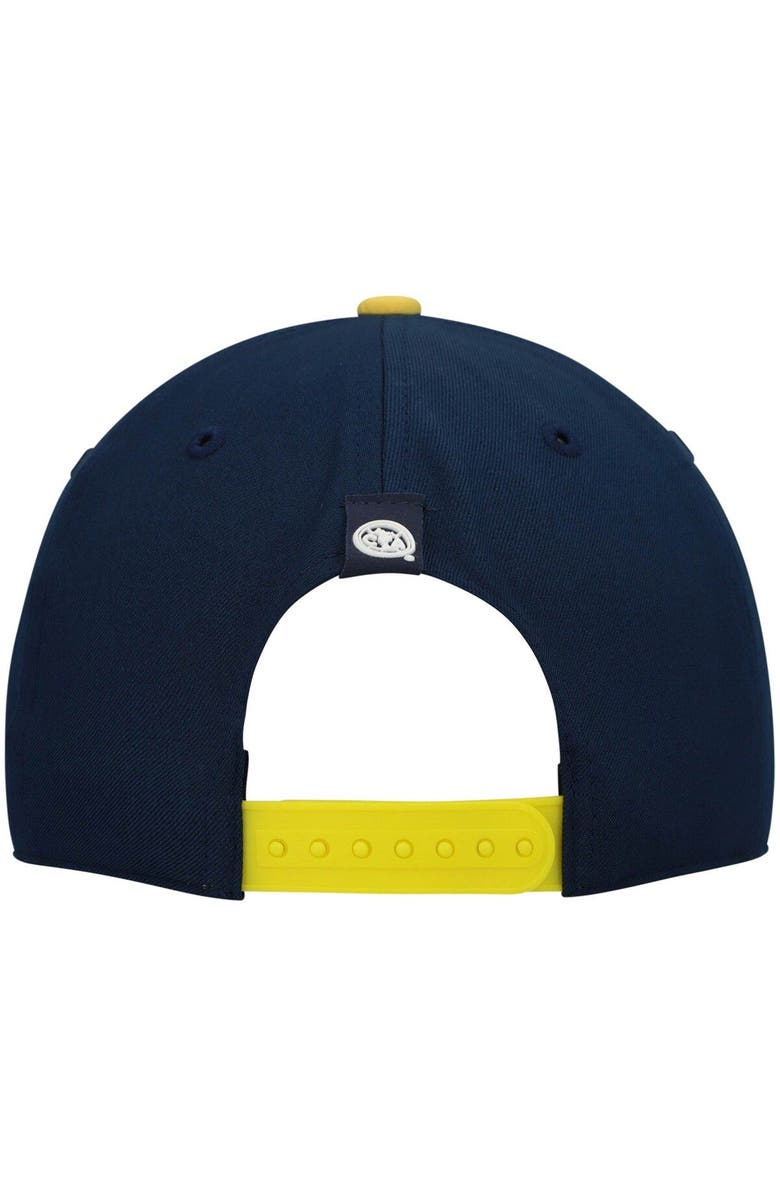 FAN INK Men's Navy/Yellow Club America Core Snapback Hat, Alternate, color,