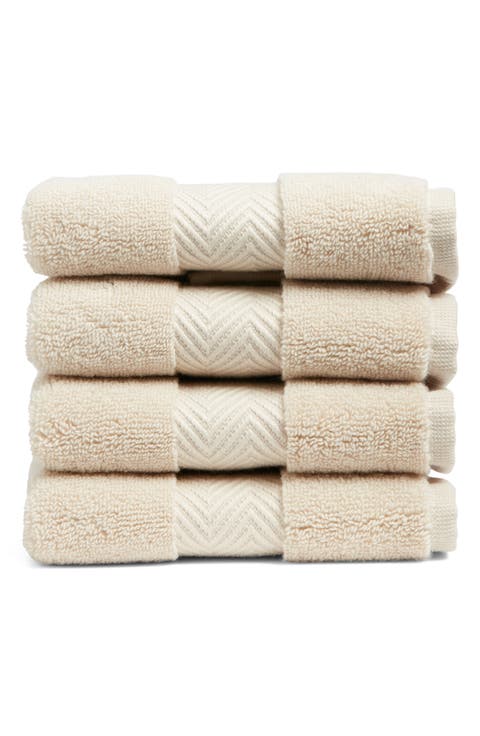 Organic Hydrocotton Set of 4 Washcloths