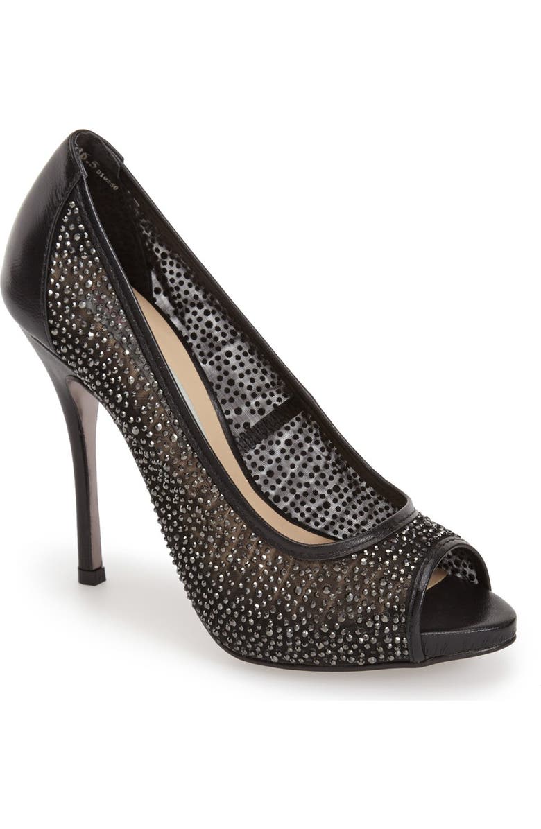 Kristin Cavallari 'Light' Peep Toe Mesh Pump, Main, color,