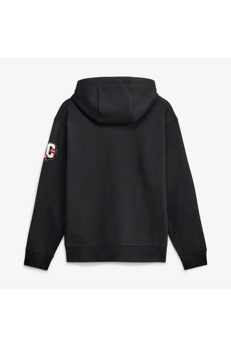 Men's Nike Black San Francisco 49ers 80th Anniversary Goal Line Club Fleece Hoodie, Alternate, color, Black
