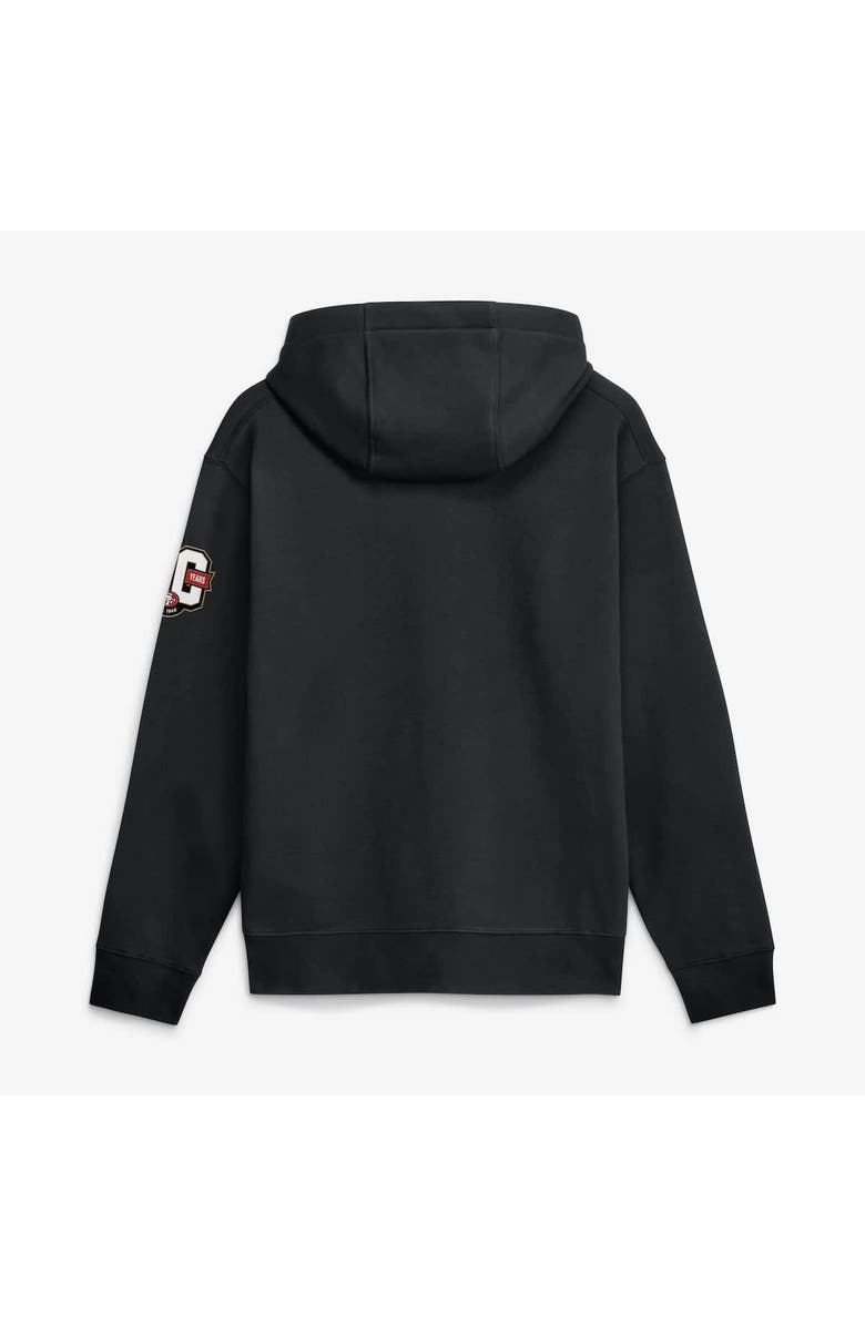 Nike Men's Nike Black San Francisco 49ers 80th Anniversary Goal Line Club Fleece Hoodie, Alternate, color, Black