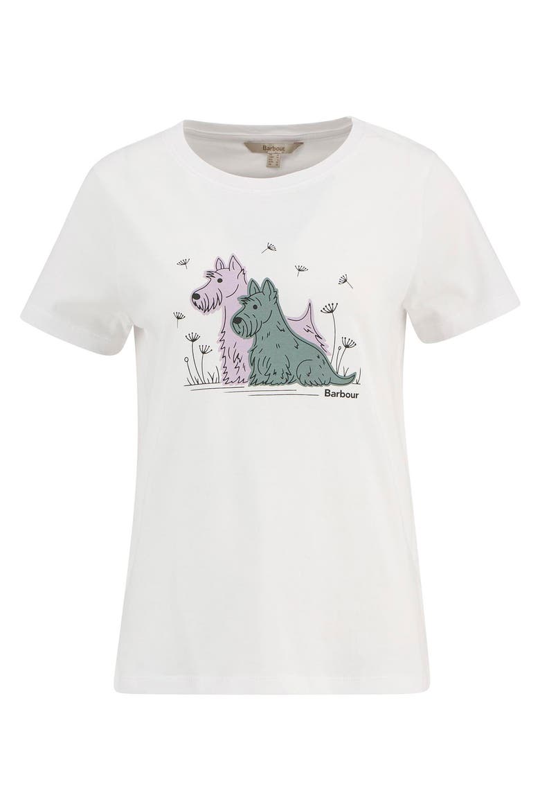 Clover Cotton Graphic T-Shirt, Alternate, color, WHITE