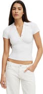 Cotton On Women's Hold Me Polo Short Sleeve
