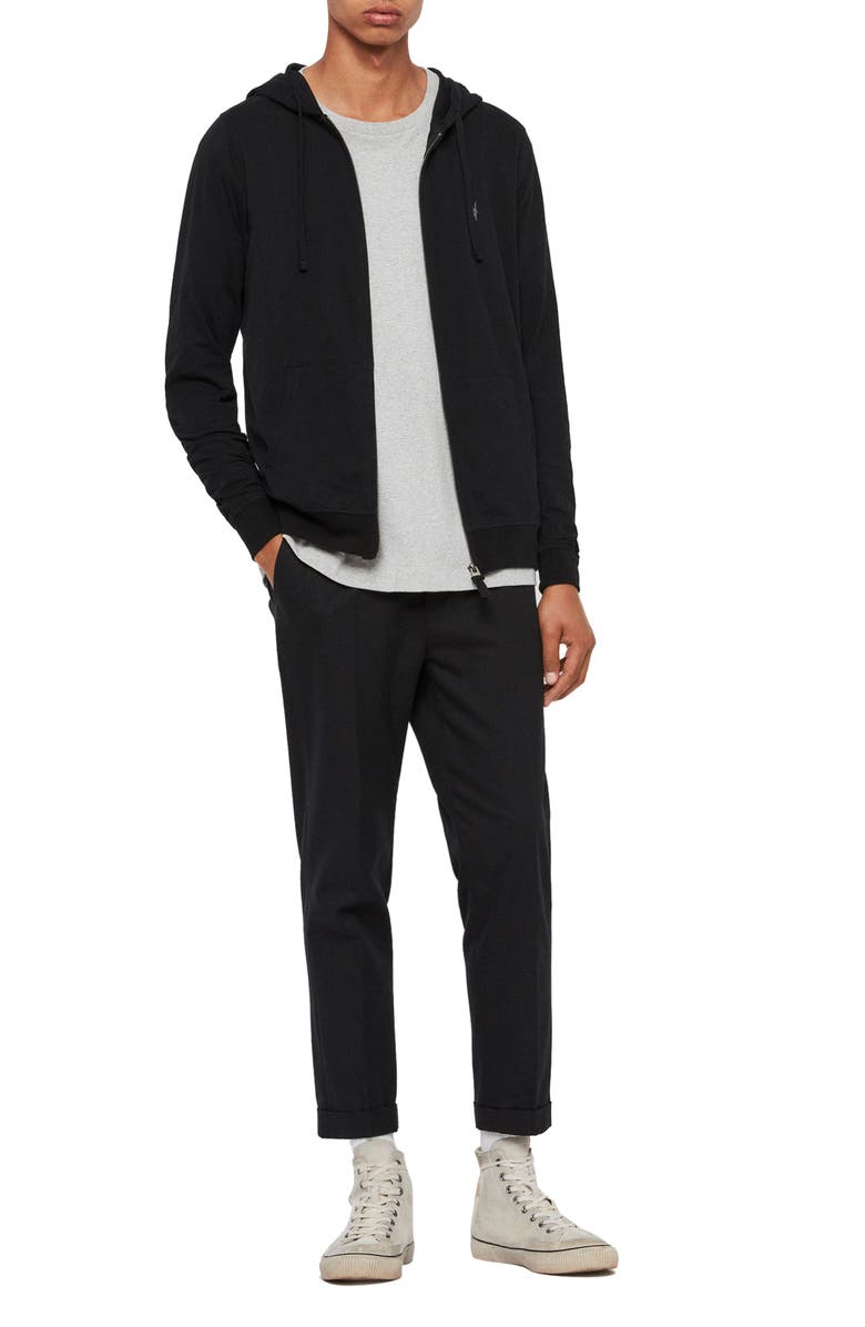 AllSaints Brace Zip Hoodie, Alternate, color, 