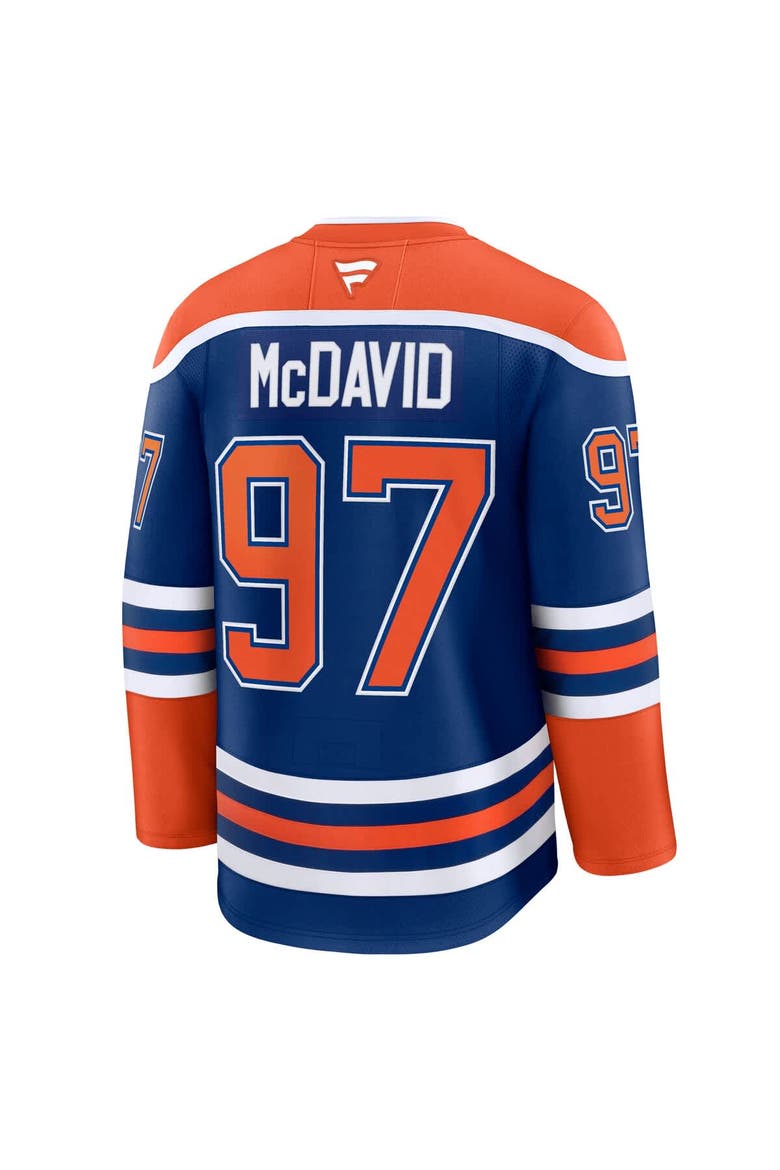 Men's Fanatics Connor McDavid Royal Edmonton Oilers Home Premium Jersey, Alternate, color, Royal