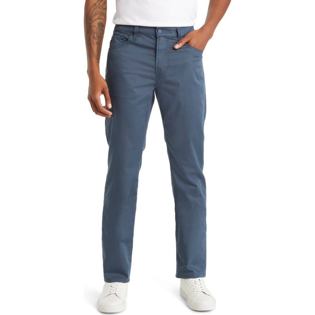 Ag Everett Commuter Performance Slim Straight Pants In Blue