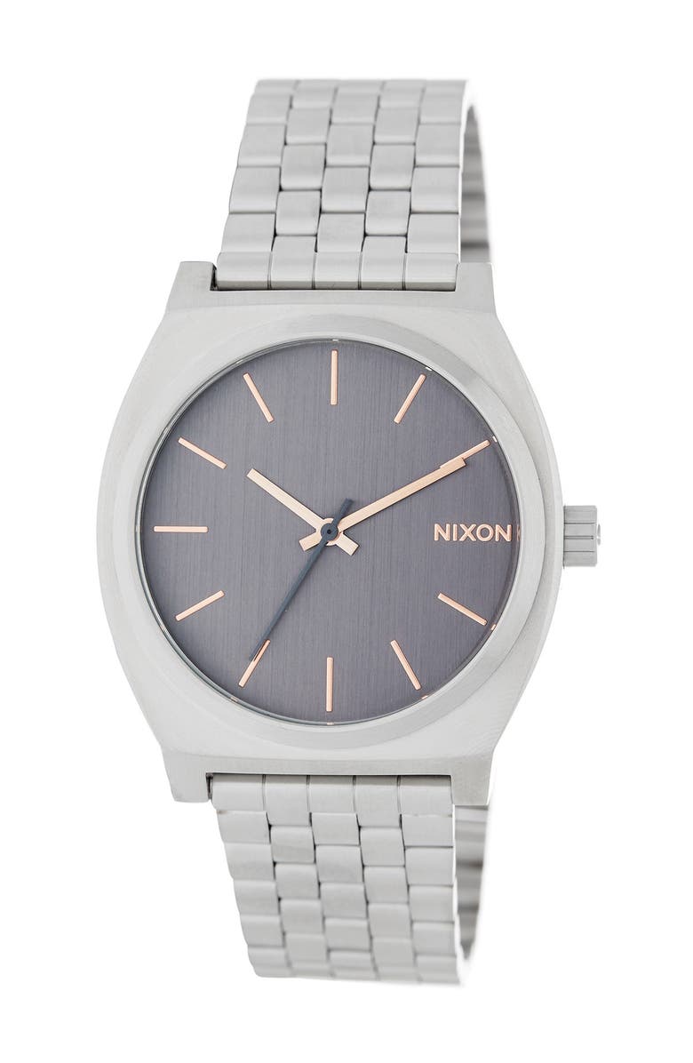 Nixon 'Time Teller' Bracelet Watch, 37mm, Main, color, 