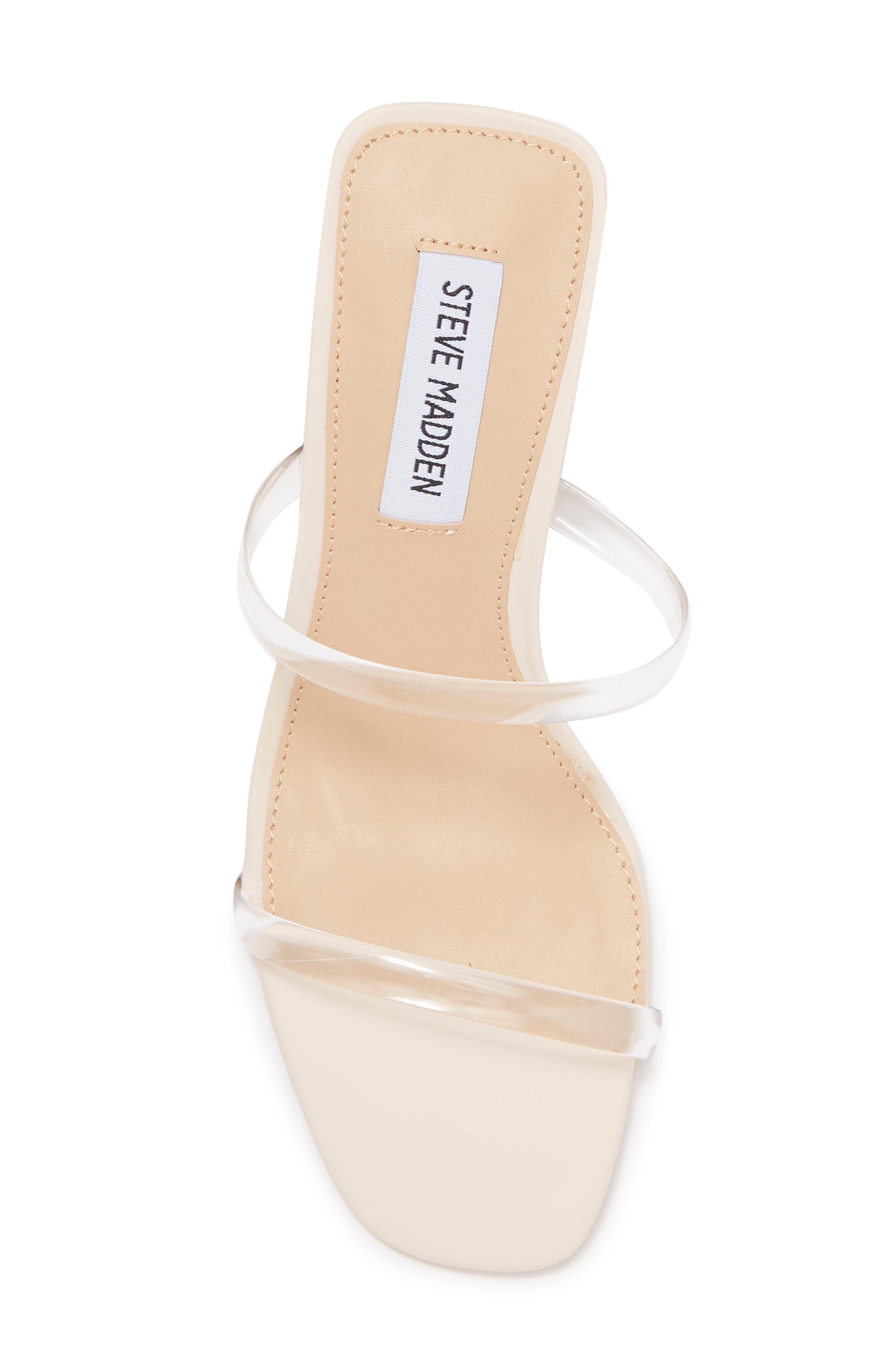 Block Heel Sandal, Alternate, color, CLEAR