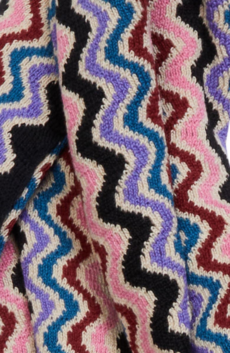 Missoni Wool Blend Fringe Scarf, Alternate, color,