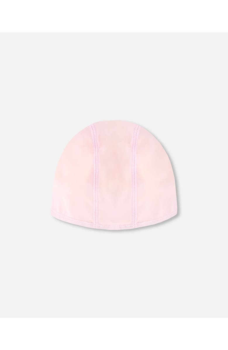 Deux par Deux Girl Flexible Fit Swim Cap, Alternate, color, Pale Rose