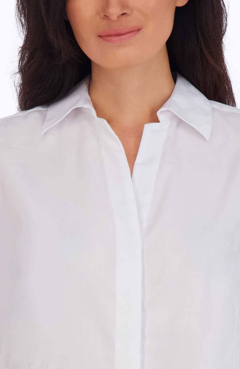 Foxcroft Taylor Cotton Blend Button-Up Shirt, Alternate, color, 