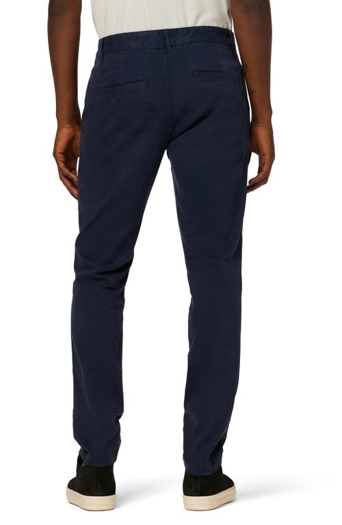 Hudson Jeans Slim Straight Leg Chinos In Blue