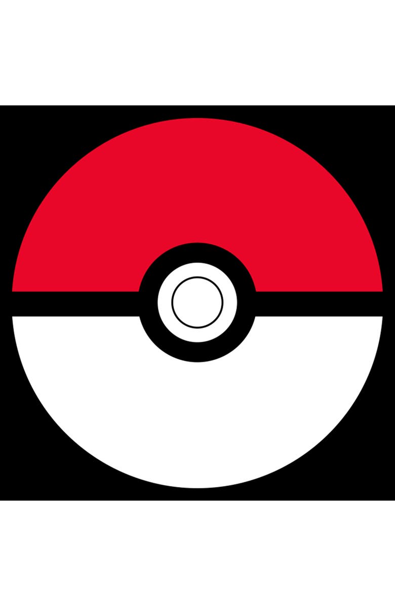 POKEMON Boy's Pokemon Pokeball Icon  Graphic T-Shirt, Alternate, color, Black