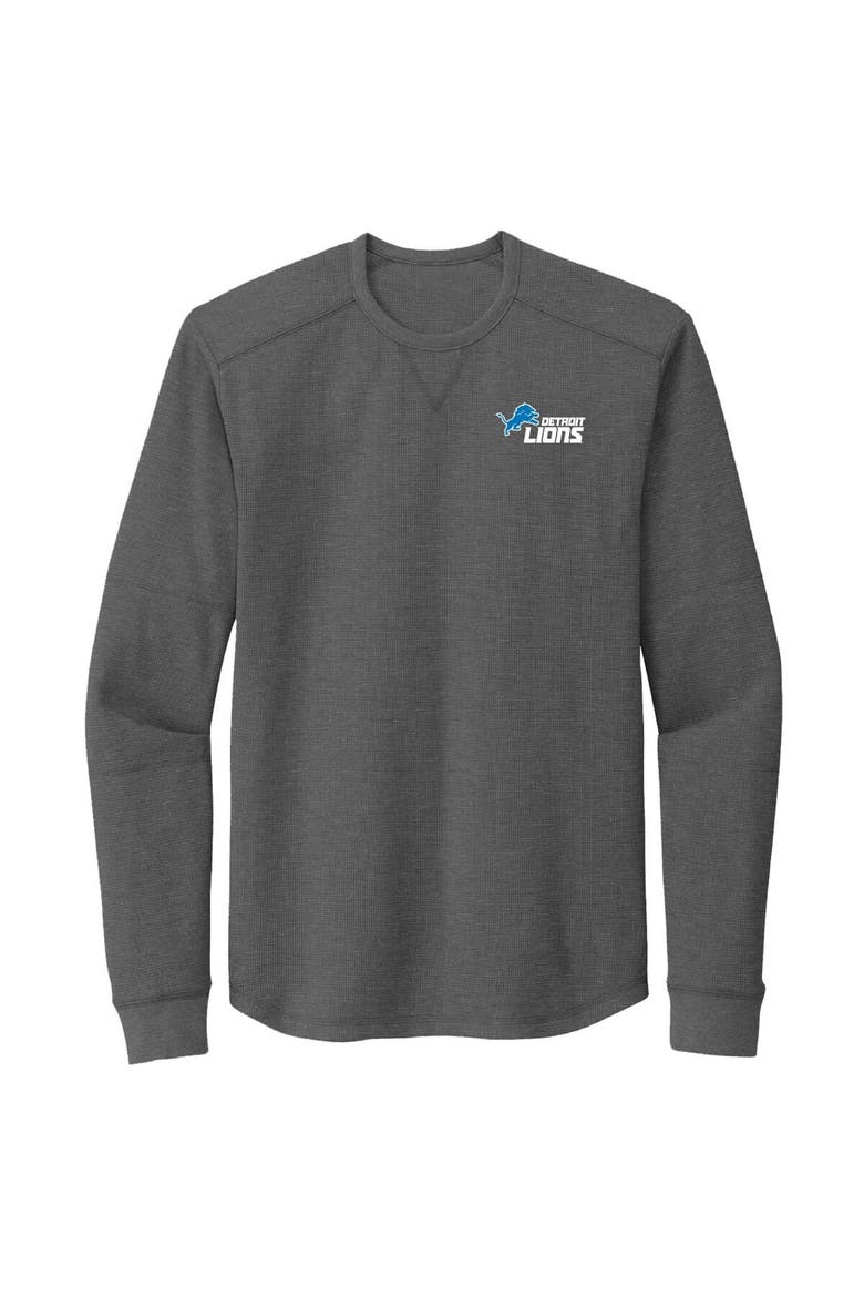 Men's Dunbrooke Heather Gray Detroit Lions Cavalier Long Sleeve T-Shirt, Main, color, Heather Gray
