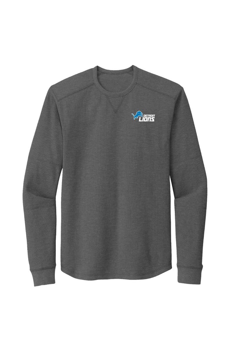 DUNBROOKE Men's Dunbrooke Heather Gray Detroit Lions Cavalier Long Sleeve T-Shirt, Main, color,