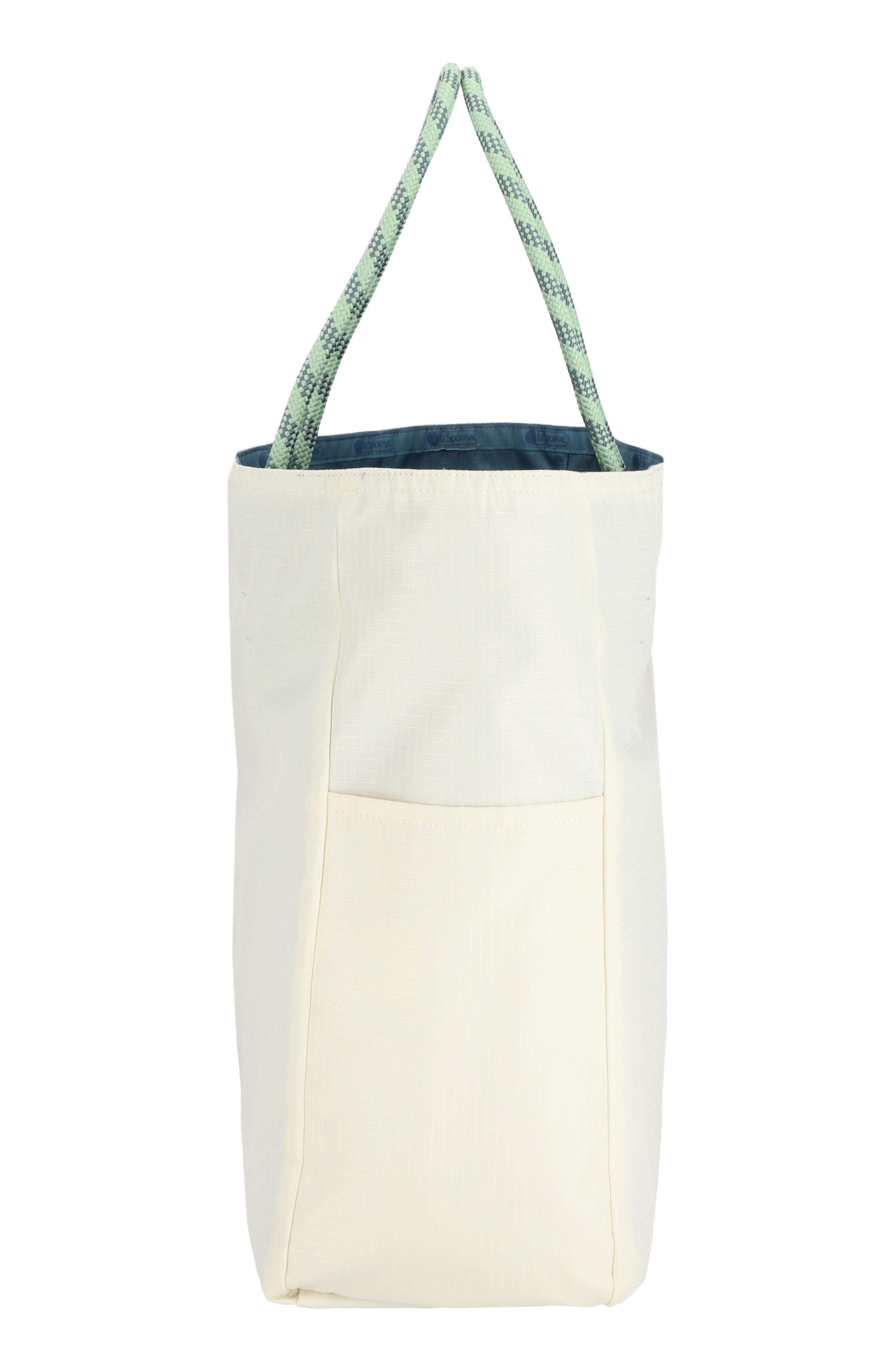 LeSportsac Large Reversible Ripstop Tote, Alternate, color, Blue Indigo/ Sandbar Logo