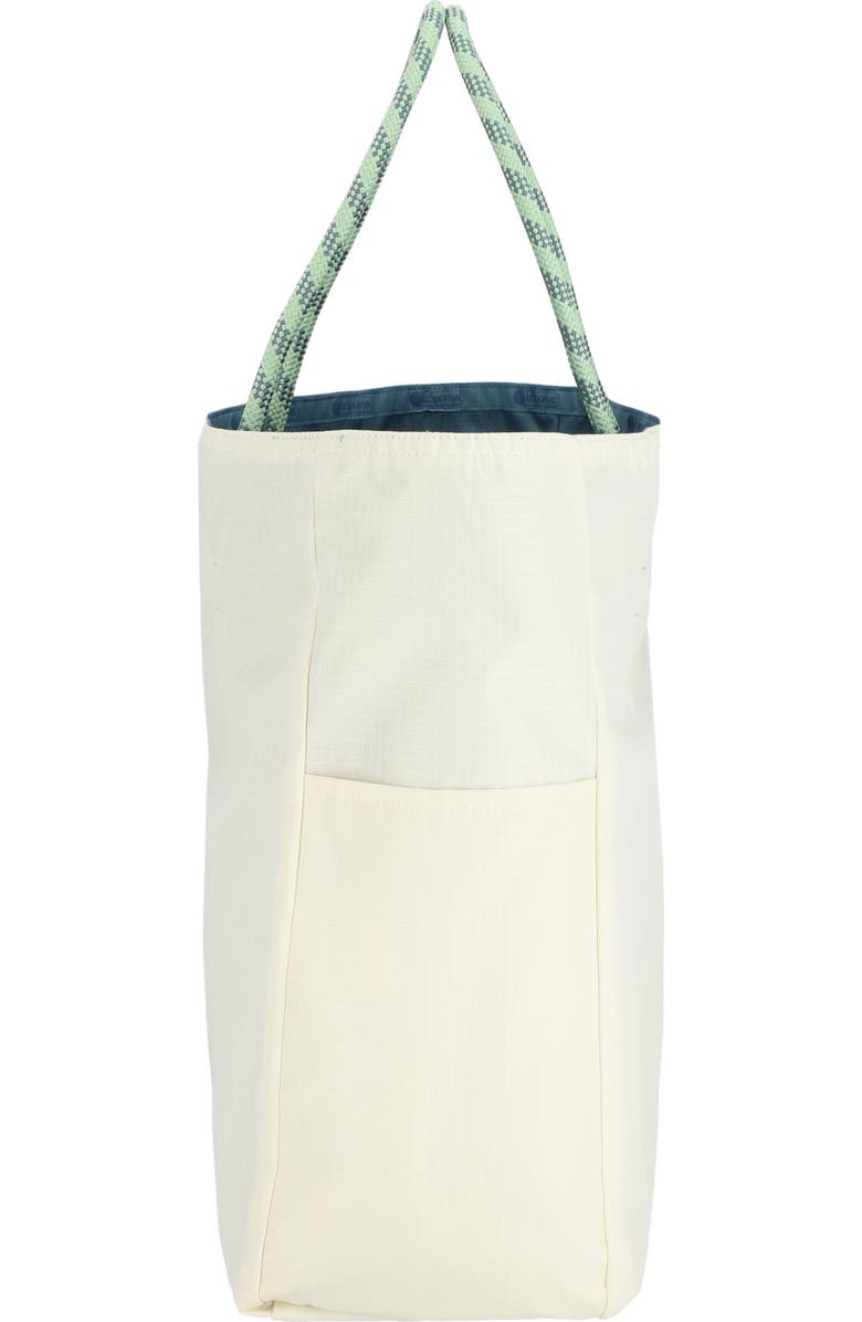 LeSportsac Large Reversible Ripstop Tote, Alternate, color, Blue Indigo/ Sandbar Logo