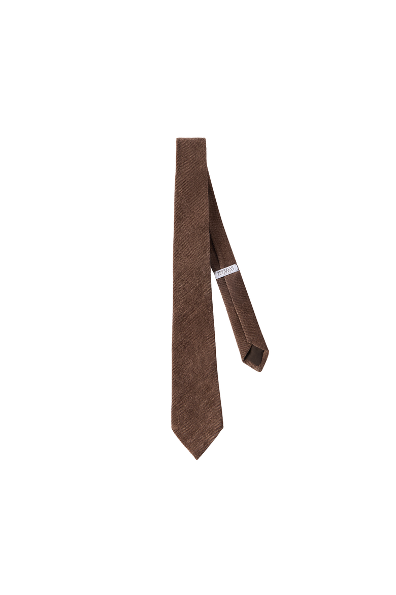 Fluid corduroy tie, Main, color, Cigar
