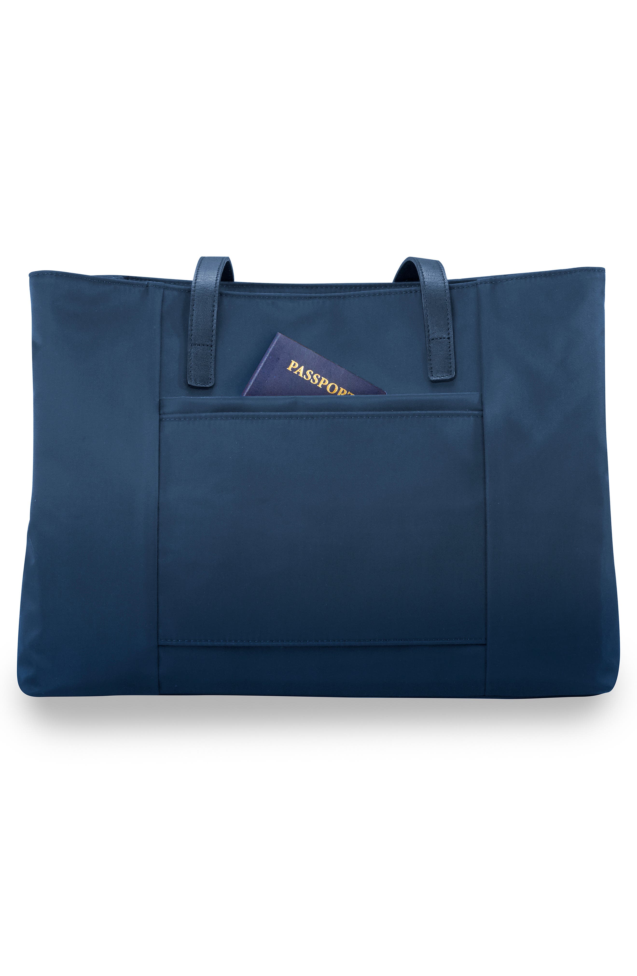 Rhapsody Essential Water Resistant Nylon Tote, Alternate, color, BLUE