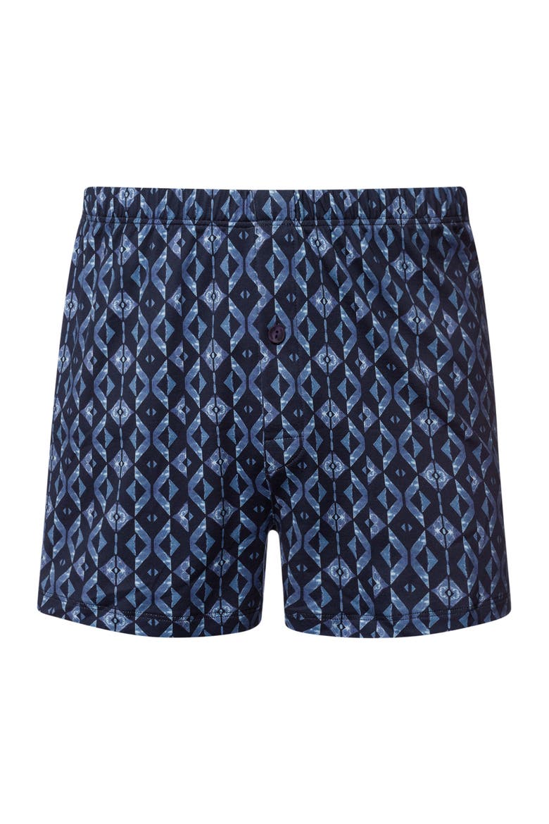 Cotton Sporty Cotton Boxer, Main, color, Blue Diamonds