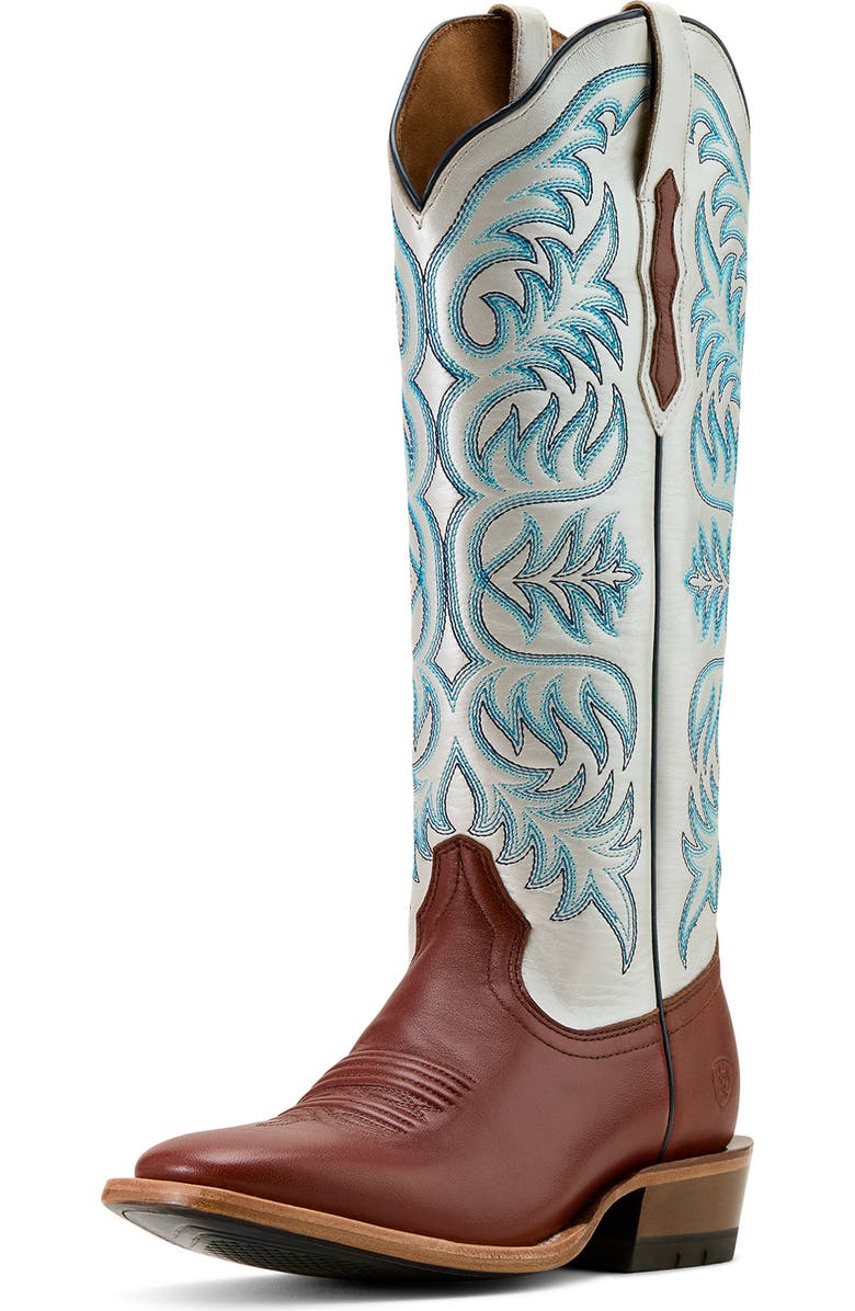 Ariat Futurity Tall Boot, Alternate, color, Dark Cognac/Pearly White