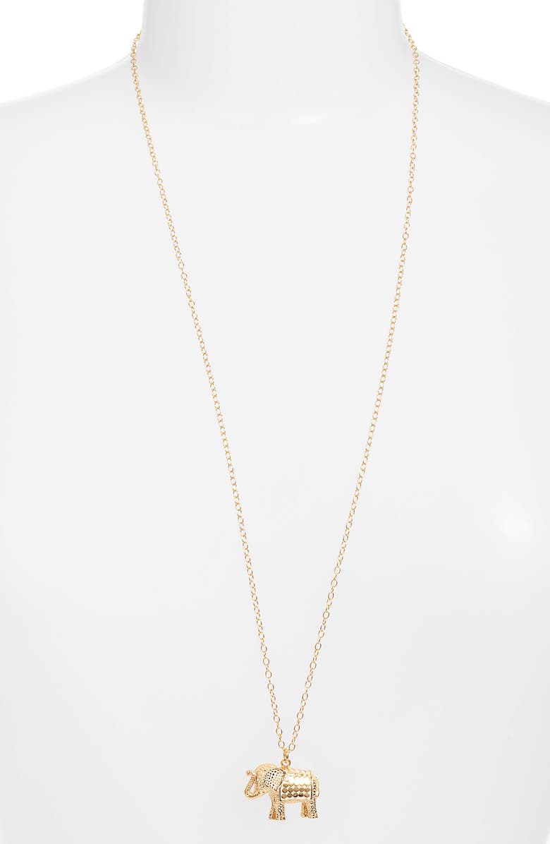 Anna Beck Long Elephant Pendant Necklace, Alternate, color, 