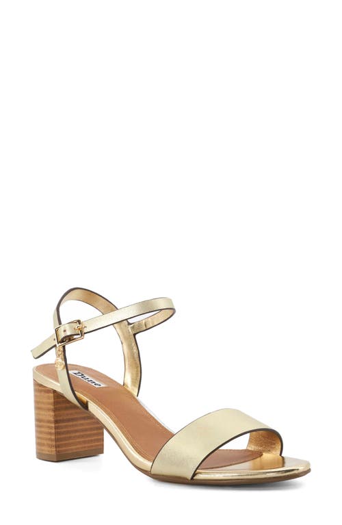 Dune London Jelly Sandal In Gold