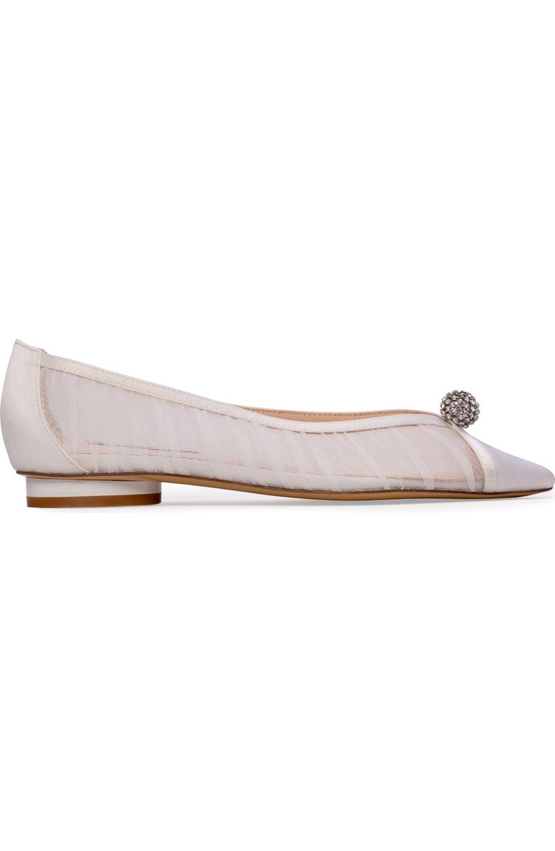Anne Barge Sabine Flat, Main, color, White Tulle