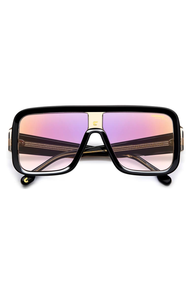 Carrera Eyewear FLAGLAB 14 62mm Gradient Oversize Square Shield Sunglasses, Alternate, color,
