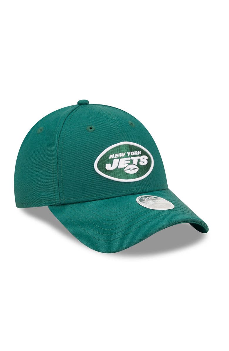 New Era Women's New Era Green New York Jets Simple 9FORTY Adjustable Hat, Alternate, color, Green