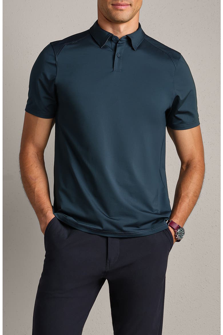 Commuter Polo, Main, color, DEEP SEA BLUE OXFORD