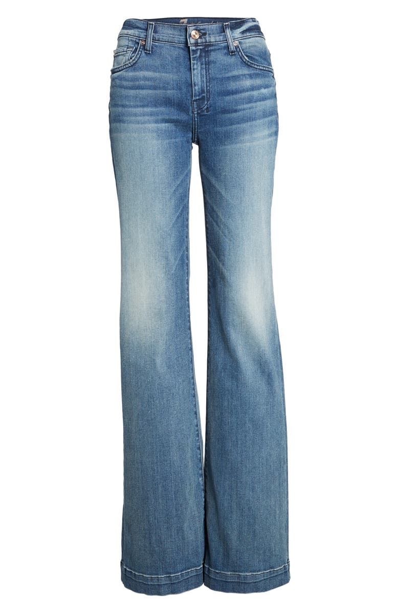 7 For All Mankind <sup>®</sup> Tailorless Dojo Wide Leg Jeans, Alternate, color, 